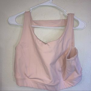 Torrid light pink sports bra sz 2 X